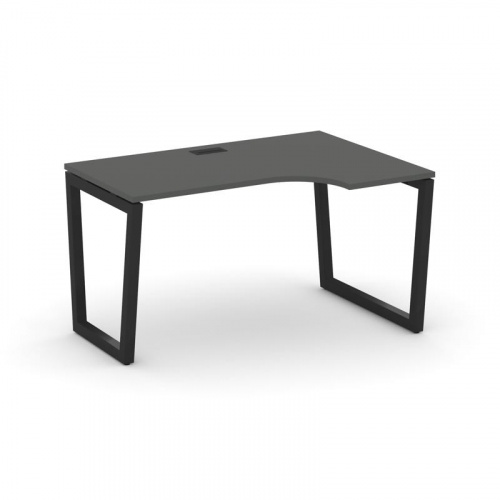 Style Project Стол рабочий эргоном. SN-5T2.SPA-002(R) Акация Лорка/Металл Антрацит/Заглушка Пластик фото 4 Style Project Стол рабочий эргоном. SN-5T2.SPA-002(R) Акация Лорка/Металл Антрацит/Заглушка Пластик фото 4