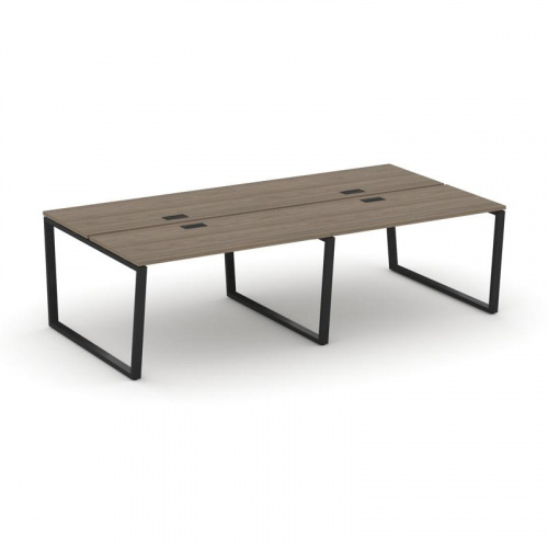 Style Project Рабочая станция 2-х сторон. SN-6T2.DRS-043 Акация Лорка/Металл Антрацит/Заглушка Пласт фото 8