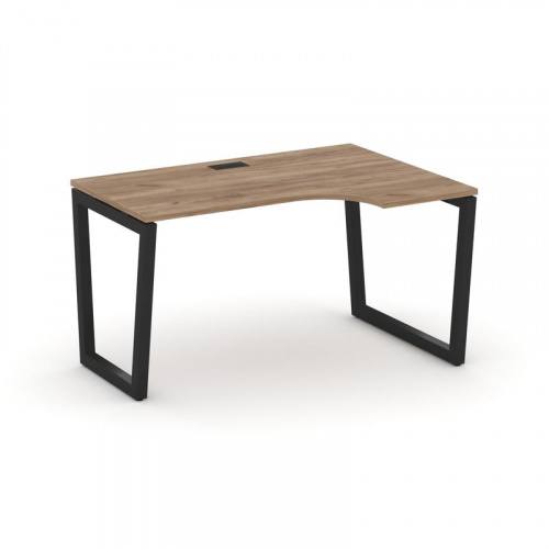 Style Project Стол рабочий эргоном. SN-5T2.SPA-002(R) Акация Лорка/Металл Антрацит/Заглушка Пластик фото 7 Style Project Стол рабочий эргоном. SN-5T2.SPA-002(R) Акация Лорка/Металл Антрацит/Заглушка Пластик фото 7