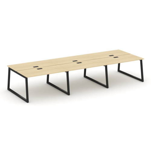 Style Project Рабочая станция 2-х сторон. SN-5T1.DRS-062 Акация Лорка/Металл Антрацит/Заглушка Пласт фото 19