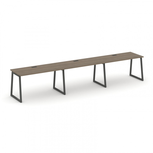 Style Project Рабочая станция 1 сторон. SN-4T1.ORS-032 Акация Лорка/Металл Антрацит/Заглушка Пластик фото 12