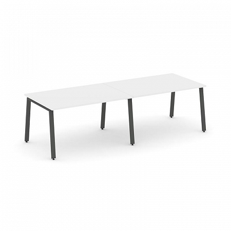 Style Project Стол переговорный SN-6A.SPRG-012.3 Белый/Металл Антрацит 2360*980*750