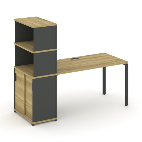 Стол офисный с опорным шкафом-купе Concept CN.SP-244