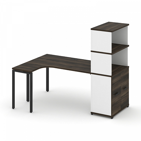 Стол эргономичный с опорным распашным шкафом Concept CN.SA-215(L)