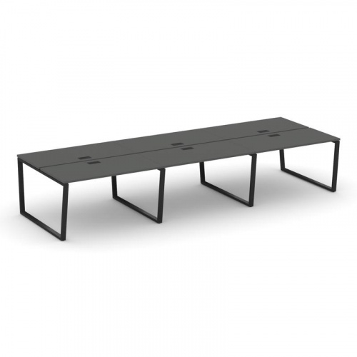 Style Project Рабочая станция 2-х сторон. SN-6T2.DRS-062 Акация Лорка/Металл Антрацит/Заглушка Пласт фото 4