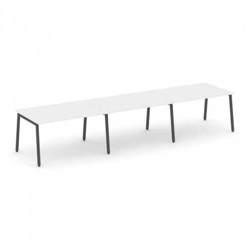 Style Project Стол переговорный SN-4A.SPRG-024.3 Вяз Благородный/Металл Белый 4740*980*750 фото 19