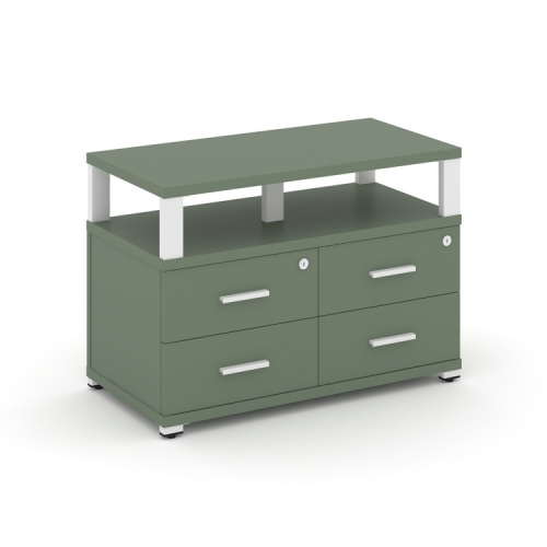 Тумба приставная с 4 ящиками Concept CN.TSP-003 W