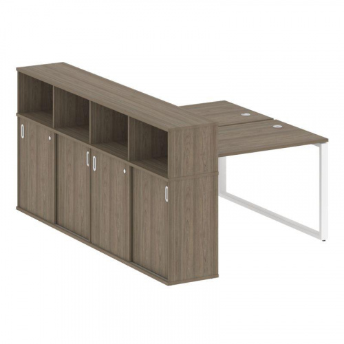 Бенч-система с шкафом-купе на О-обр. м/к Metal System БО.РС-СШК-4.2 фото 8