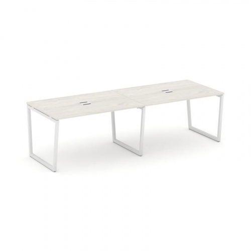 Style Project Стол переговорный SN-4T2.SPRG-011 Акация Лорка/Металл Антрацит/Заглушка Металл Антраци фото 12