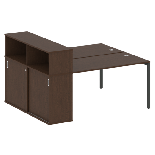 Бенч-система с шкафом-купе на П-обр. м/к Metal System Quattro 40БП.РС-СШК-2.3 фото 9 Бенч-система с шкафом-купе на П-обр. м/к Metal System Quattro 40БП.РС-СШК-2.3 фото 9