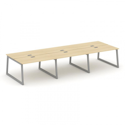 Style Project Рабочая станция 2-х сторон. SN-5T1.DRS-062 Акация Лорка/Металл Антрацит/Заглушка Пласт фото 20