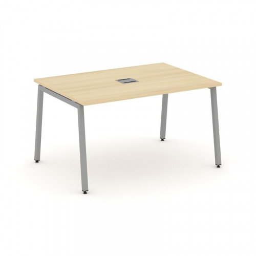 Style Project Стол переговорный SN-4A.SPRG-002 Тиквуд Светлый/Металл Белый 1180*980*750 фото 8