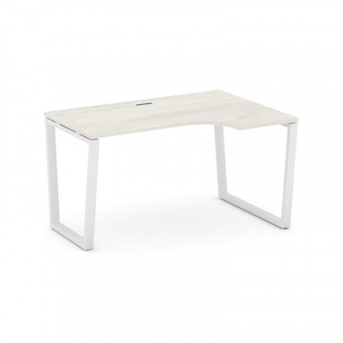 Style Project Стол рабочий эргоном. SN-6T2.SPA-002(R) Акация Лорка/Металл Антрацит/Заглушка Пластик фото 13