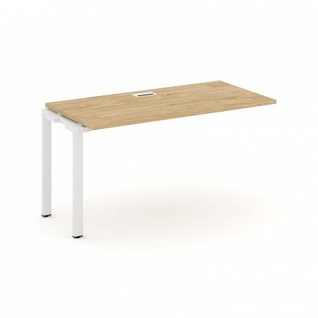 Style Project Проходной наб. элем. SN-6P.ONRS-014 Тиквуд Светлый/Металл Белый 1580*700*750