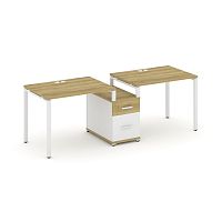 Бенч-система на 2 места с 1 опорной тумбой Concept CN.ORS-305