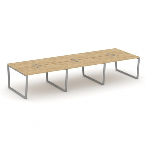 Style Project Рабочая станция 2-х сторон. SN-6T2.DRS-062 Акация Лорка/Металл Антрацит/Заглушка Пласт фото 2