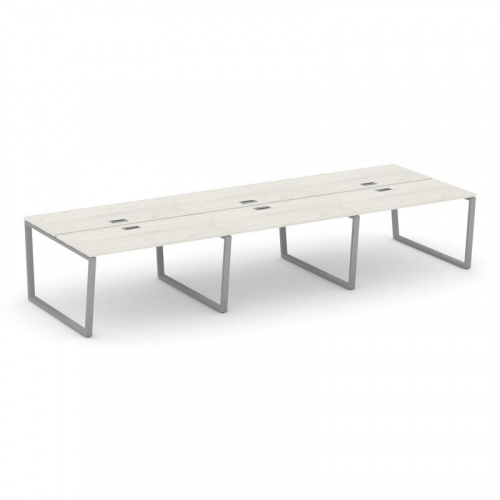 Style Project Рабочая станция 2-х сторон. SN-6T2.DRS-062 Акация Лорка/Металл Антрацит/Заглушка Пласт фото 12