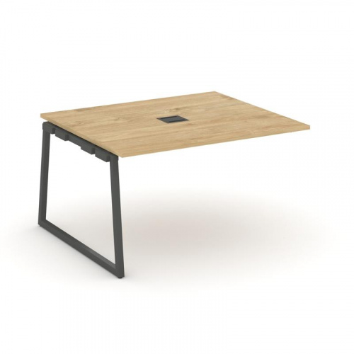 Style Project Проходной наб. элем. перег. стола SN-4T1.NSPRG-032 Акация Лорка/Металл Антрацит/Заглуш фото 22