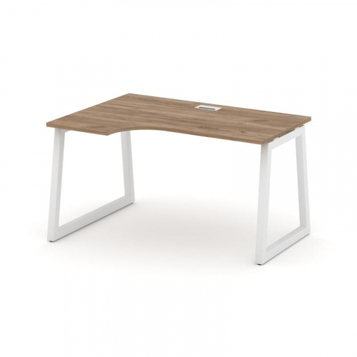 Style Project Стол рабочий эргоном. SN-5T1.SPA-021(L) Акация Лорка/Металл Антрацит/Заглушка Пластик фото 11