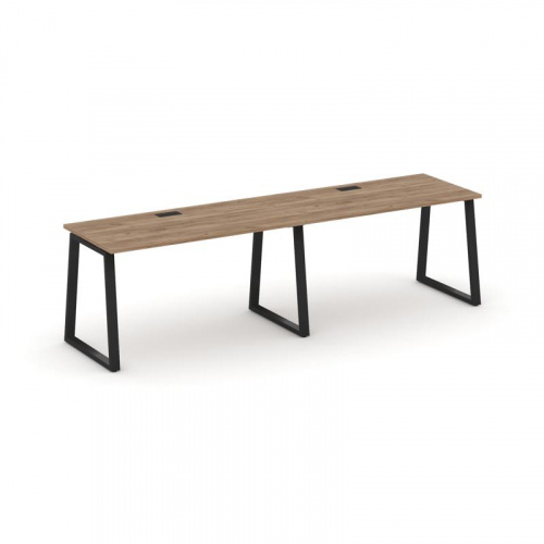 Style Project Рабочая станция 1 сторон. SN-6T1.ORS-012 Акация Лорка/Металл Антрацит/Заглушка Пластик фото 5