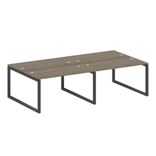 Бенч-система на 4 места на О-обр. м/к Metal System Quattro 50БО.СМ-4.3  фото 2