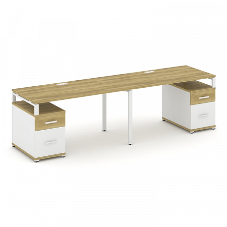 Бенч-система на 2 места с 2 опорными тумбами Concept CN.ORS-323