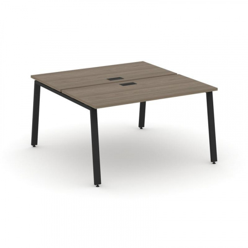 Style Project Рабочая станция 2-х сторон. SN-6A.DRS-013 Акация Лорка/Металл Белый 1380*1432*750