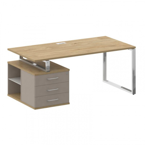 Стол руководителя с опорной тумбой Shift SK.SRT-180 (L)