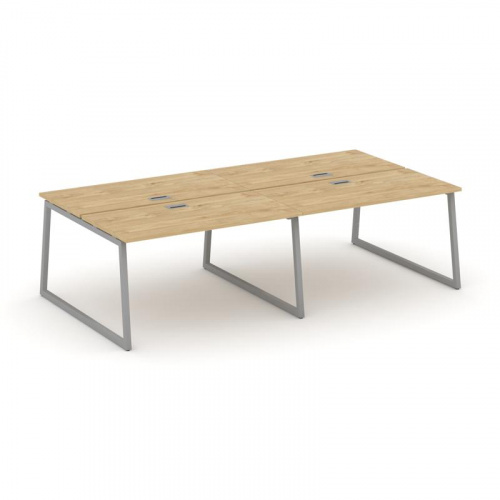 Style Project Рабочая станция 2-х сторон. SN-4T1.DRS-041 Акация Лорка/Металл Антрацит/Заглушка Пласт фото 2