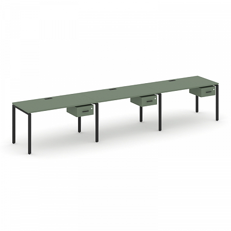 Бенч-система на 3 места с подвесными тумбами Concept CN.ORS-132