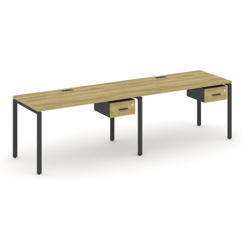 Бенч-система на 2 места с подвесными тумбами Concept CN.ORS-112 фото 4