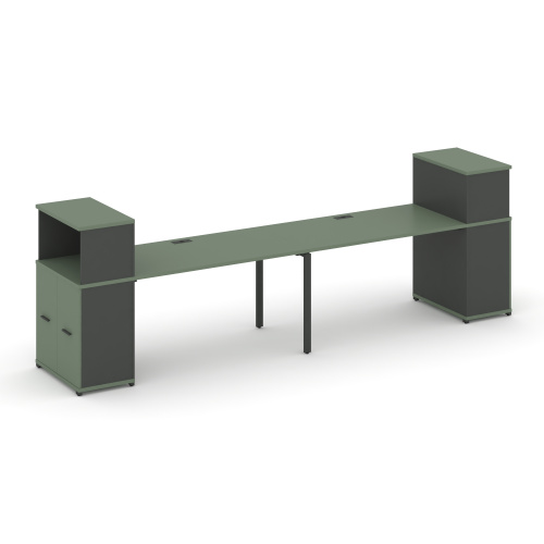 Бенч-система с опорными распашными шкафами Concept CN.ORS-227 фото 2