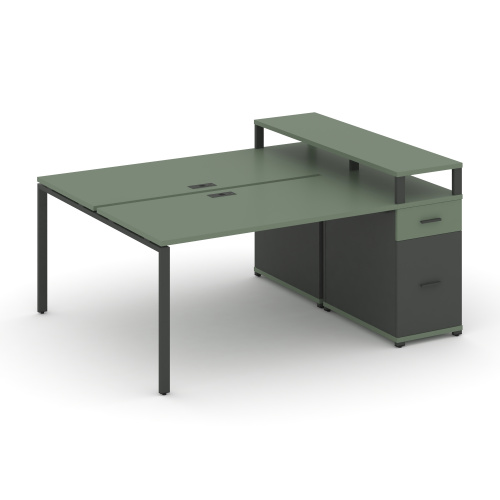 Бенч-система с 1 опорной тумбой Concept CN.DRS-416 фото 2