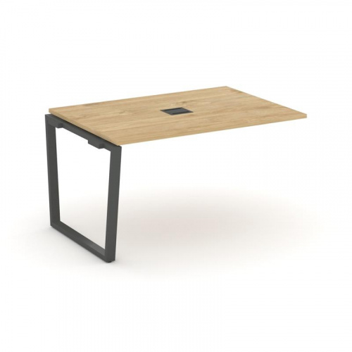 Style Project Проходной наб. элем. перег. стола SN-6T2.NSPRG-002 Акация Лорка/Металл Антрацит/Заглуш фото 22