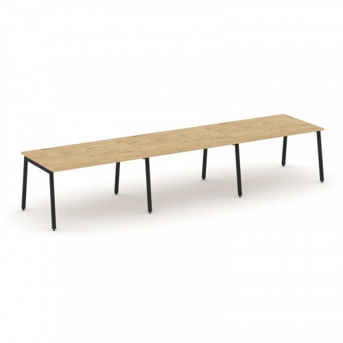 Style Project Стол переговорный SN-4A.SPRG-024.3 Вяз Благородный/Металл Белый 4740*980*750 фото 2