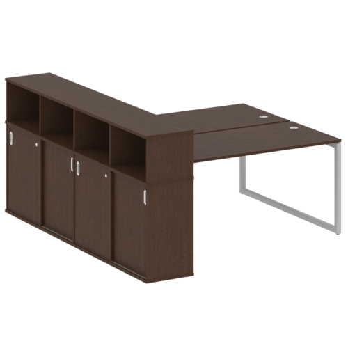 Бенч-система с шкафом-купе на О-обр. м/к Metal System Quattro 40БО.РС-СШК-4.4 фото 6