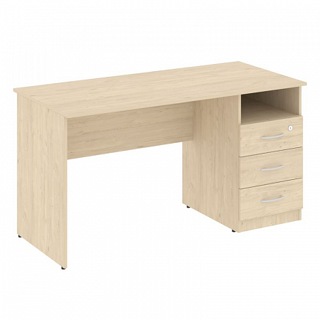 Nova S Стол письменный с тумбой правый В.СПТ-3 (R) Бук Артизан 1400*650*750