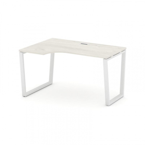 Style Project Стол рабочий эргоном. SN-6T2.SPA-022(L) Акация Лорка/Металл Антрацит/Заглушка Пластик фото 13