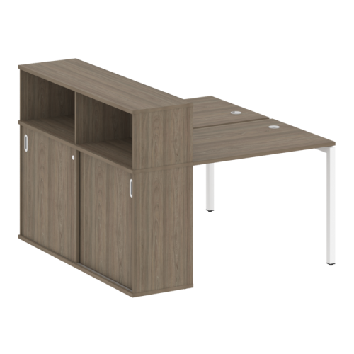 Бенч-система с шкафом-купе на П-обр. м/к Metal System Quattro 40БП.РС-СШК-2.1 фото 2 Бенч-система с шкафом-купе на П-обр. м/к Metal System Quattro 40БП.РС-СШК-2.1 фото 2