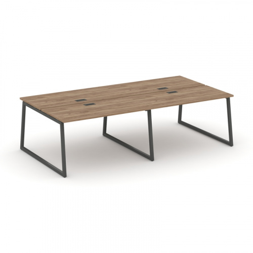 Style Project Рабочая станция 2-х сторон. SN-4T1.DRS-041 Акация Лорка/Металл Антрацит/Заглушка Пласт фото 10