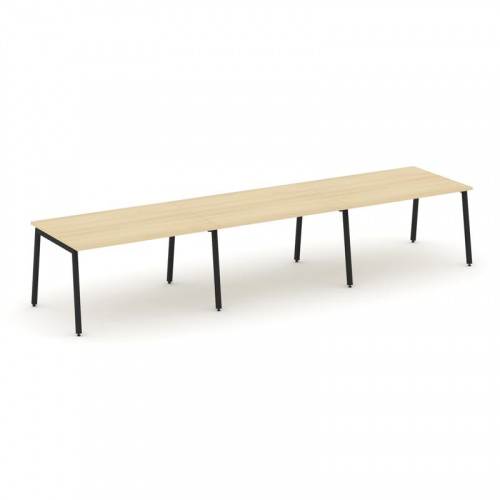 Style Project Стол переговорный SN-4A.SPRG-024.3 Вяз Благородный/Металл Белый 4740*980*750 фото 9