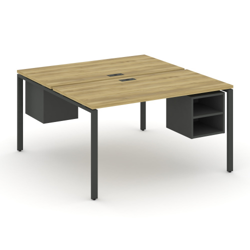 Бенч-система на 2 места с подвесными тумбами Concept CN.DRS-105 фото 3