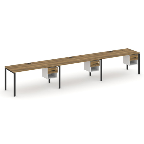 Бенч-система на 3 места с подвесными тумбами Concept CN.ORS-140 фото 7