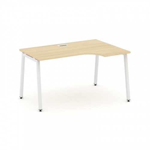 Style Project Стол рабочий эргоном. SN-4A.SPA-012(R) Дуб Табак/Металл Антрацит 1580*700/980*750 фото 19