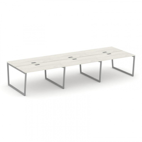 Style Project Рабочая станция 2-х сторон. SN-4T2.DRS-074 Акация Лорка/Металл Антрацит/Заглушка Пласт фото 11