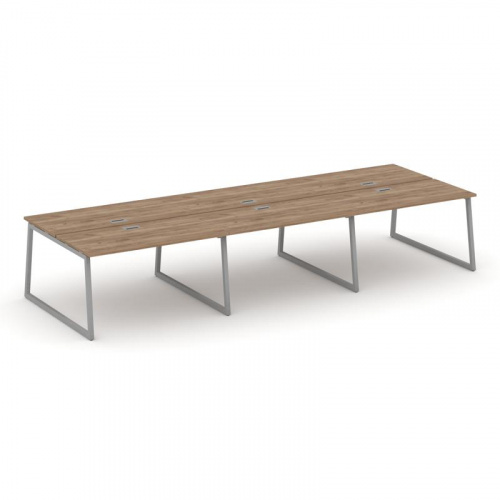 Style Project Рабочая станция 2-х сторон. SN-4T1.DRS-082 Акация Лорка/Металл Антрацит/Заглушка Пласт фото 15