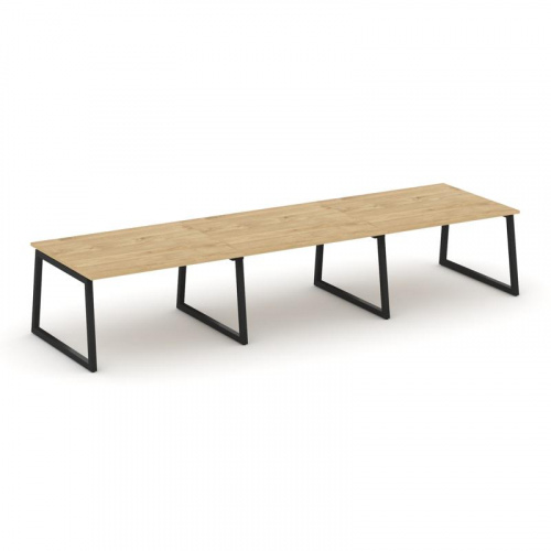 Style Project Стол переговорный SN-5T1.SPRG-052.3 Акация Лорка/Металл Антрацит 3540*1180*750 фото 3