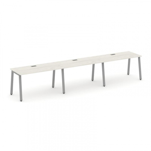 Style Project Рабочая станция 1 сторон. SN-6A.ORS-034 Тиквуд Светлый/Металл Белый 4740*600*750 фото 9