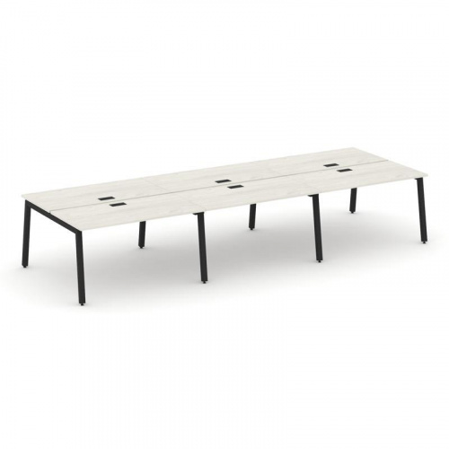 Style Project Рабочая станция 2-х сторон. SN-5A.DRS-072 Антрацит/Металл Белый 3540*1432*750 фото 8