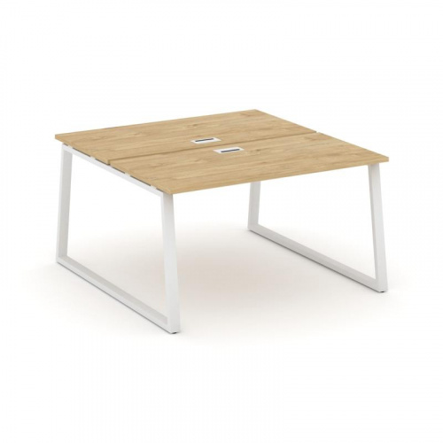 Style Project Рабочая станция 2-х сторон. SN-6T1.DRS-012 Акация Лорка/Металл Антрацит/Заглушка Пласт фото 3